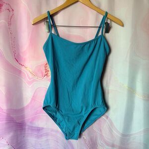 Bloch M Blue Ballet Lyrical Contemporary Jazz Modern Dance Leotard Feminine